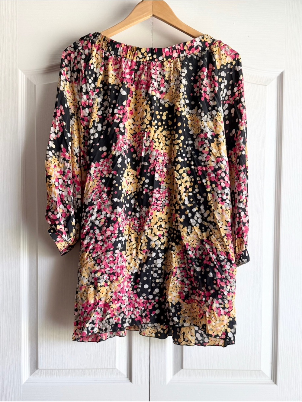 Missoni Silk Polka Dot Off The Shoulder Mini Dress - Picture 8 of 10